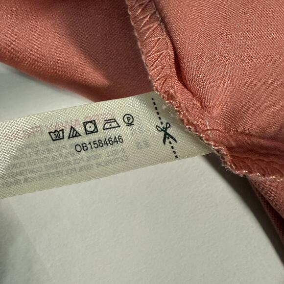 Free People XL Intimately FP City Cool Midi Slip Dress Canyon Clay Satin *flaw - Picture 8 of 12